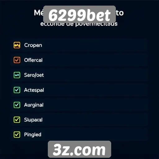 Métodos de pagamento aceitos no 6299bet