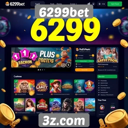 Interface do usuário do site 6299bet